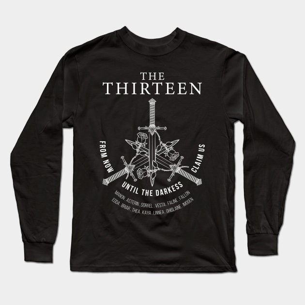 Throne of Glass - The thirteen - Manon Blackbeak Long Sleeve T-Shirt by OutfittersAve